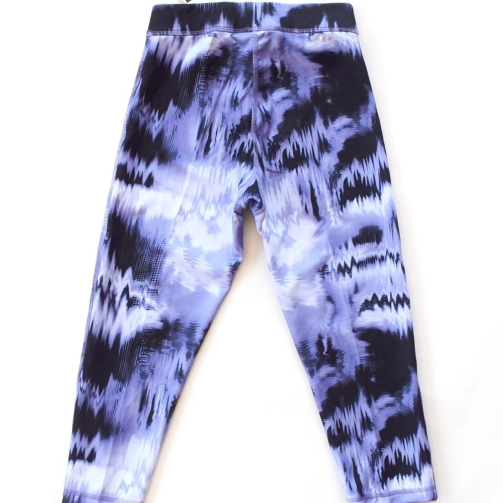 Adidas Athletic workout pants, Climalite Techfit Running.Size XS Purple & Black